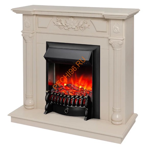 Электрокамин RealFlame Dacota WT с очагом Fobos Lux BL
