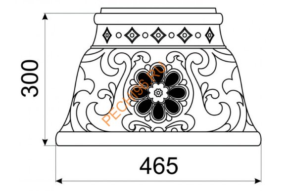 Конус КимрПечь Кострома, D200
