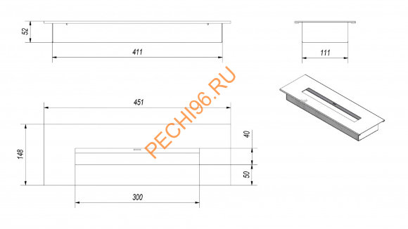 Биокамин FireBird Глория, белый Биокамин FireBird Глория, белый