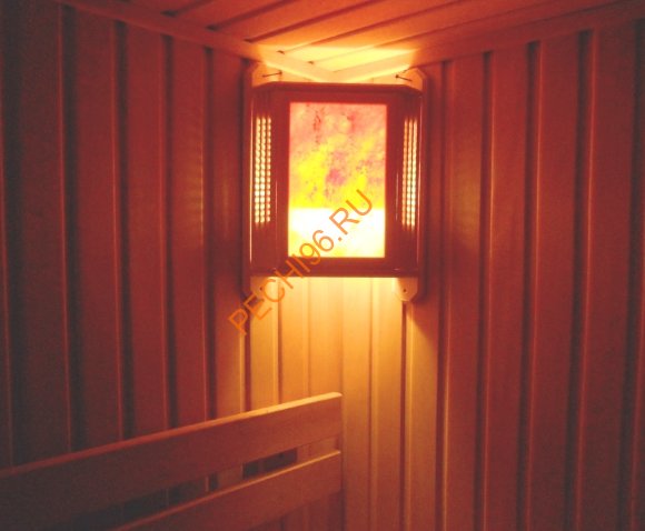 Абажур угловой ольха с гималайской солью 3 плитки 37х48 см