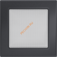 Вентиляционная решетка Kratki 17G 170х170 мм графит