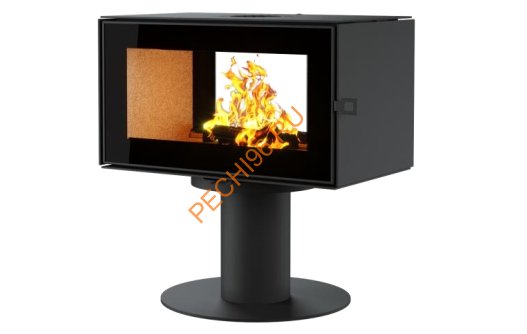 Печь-камин АСТОВ КУБ Т 800 поворотная