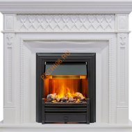 Электрокамин Dimplex Alexandria с очагом Brookline Black белый дуб