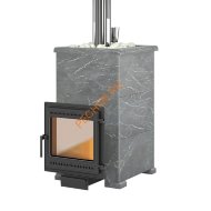 Печь банная Везувий Легенда Русский пар 24 (505) в облицовке Талькохлорит