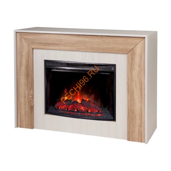 Электрокамин RealFlame Jersey 25,5 с очагом Evrika 25,5 LED