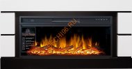 Электрокамин Royal Flame Modern белый с черным с очагом Vision 42 LOG LED