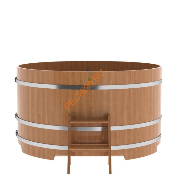 Купель для бани BentWood круглая из дуба Премиум, D1,8 м