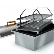 Коптильня двухъярусная Grillux с гидрозатвором Smoky Lux 75