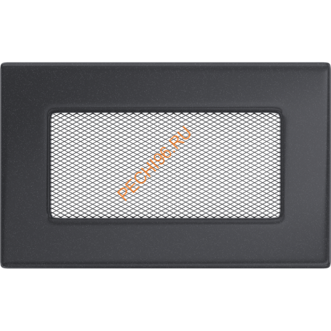 Вентиляционная решетка Kratki 37G 170х370 мм графит