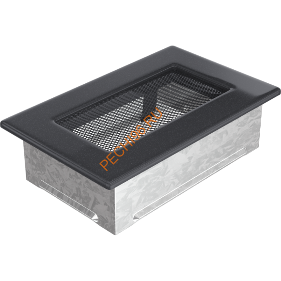 Вентиляционная решетка Kratki 37G 170х370 мм графит