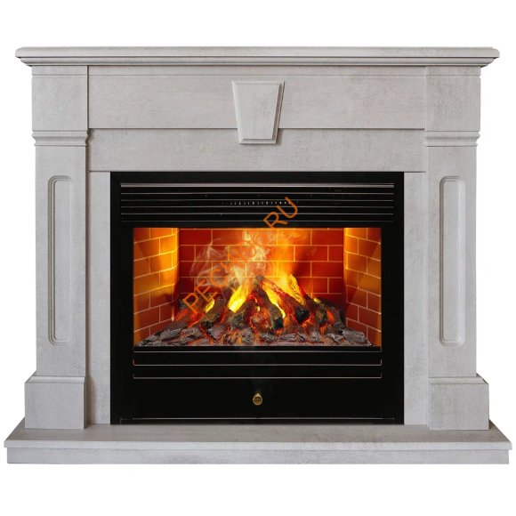 Электрокамин RealFlame Kellie 25,5/26 WT с очагом 3D Novara Электрокамин RealFlame Kellie 25,5/26 WT с очагом 3D Novara