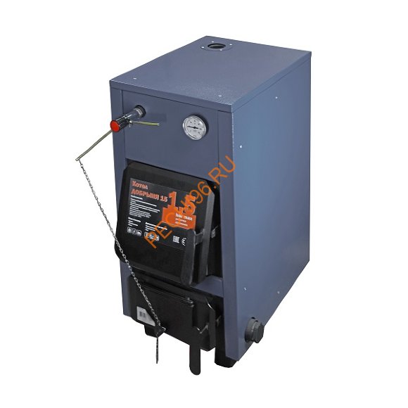 Котел отопительный твердотопливный Добрыня 15 Котел отопительный твердотопливный Добрыня 15