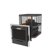 Печь банная Кеннет Атлант 22П сетка ковка панорама