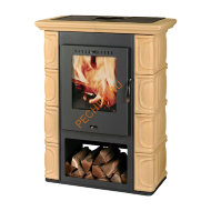 Керамическая печь-камин Thorma BORGHOLM KERAMIK бежевая