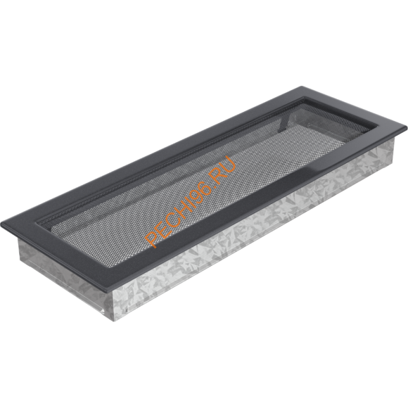 Вентиляционная решетка Kratki 49G 170х490 мм графит