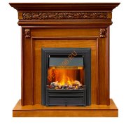 Электрокамин Dimplex Valletta с очагом Brookline Black орех