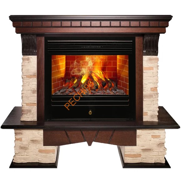 Электрокамин RealFlame Rockland 26/HL с очагом 3D Novara 26