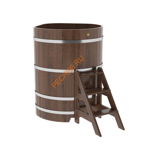 Купель для бани BentWood угловая из мореного дуба Премиум, 1,03х1,03 м