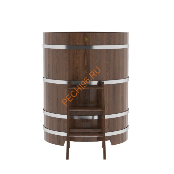 Купель для бани BentWood угловая из мореного дуба Премиум, 1,03х1,03 м