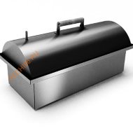 Коптильня двухъярусная Grillux с гидрозатвором Smoky Lux 55 BLACK