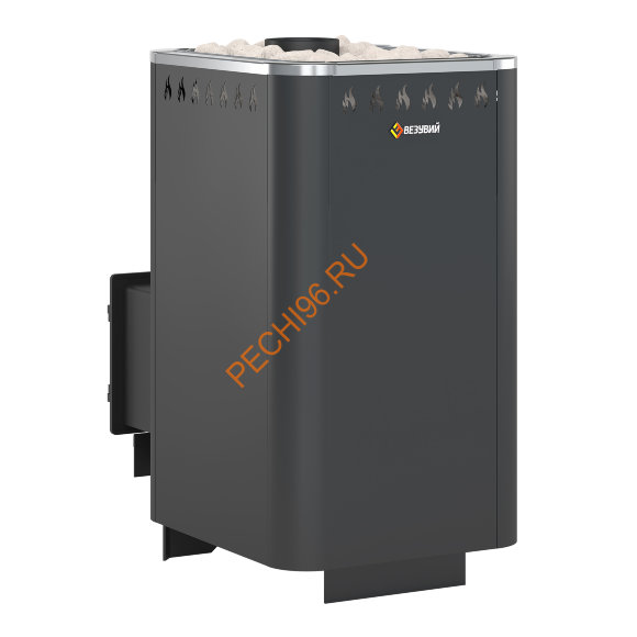 Печь банная Везувий Русичъ Антрацит 28 ДТ-4