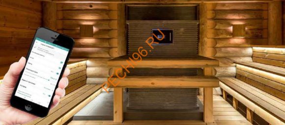 Печь банная KLOVER RT-100RV 310S Талькомагнезит DESIGN 01