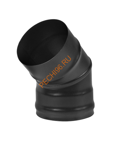 Отвод 45 гр Везувий BLACK (AISI 430/0,8мм) d 115