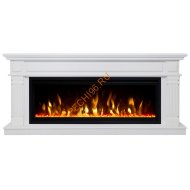 Электрокамин RealFlame ISLANDIA/СКАНДИ Белый дуб с очагом SAFITA 50