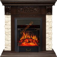 Электрокамин Royal Flame Luxemburg темный дуб с очагом Majestic FX