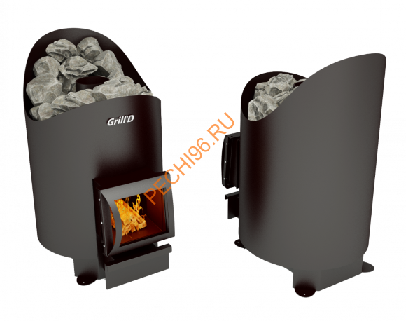 Печь банная Grill’D Aurora 160 short black
