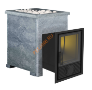 Печь-камин банная Викинг 15 Д-1, талькомагнезит