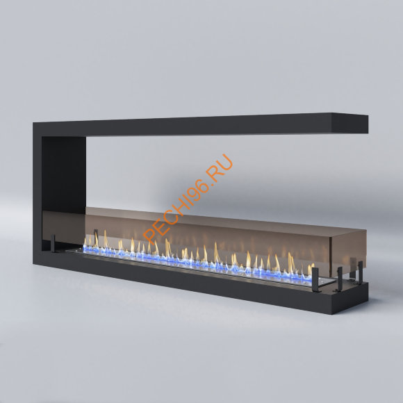 Стекло для биокамина Русский огонь Честер торцевой 1200