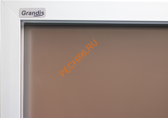 Двери стеклянные двустворчатые Grandis GS 15х19-MB-Н-Br