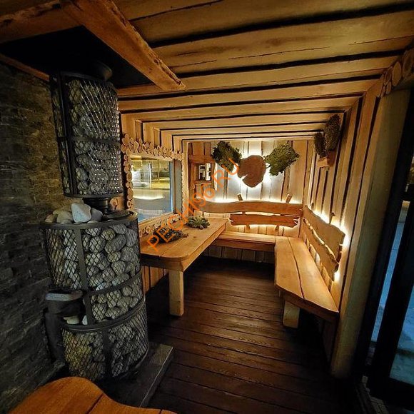 Печь банная Атмосфера XL КТК сетка нержавеющая сталь