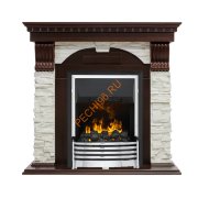 Электрокамин Dimplex Dublin с очагом Flagstaff темный дуб/ белый сланец