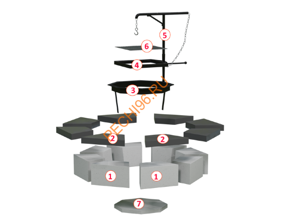 Костровое 3 в 1 Герцог Сканди