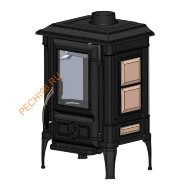 Печь-Камин Guca Arina 1110 эмаль cream