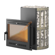 Печь банная Везувий Скиф Ковка 22 Панорама М