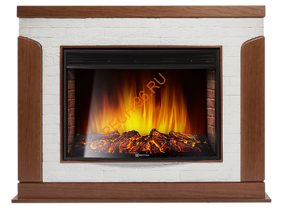 Электрокамин Electrolux Sphere Plus EFP/P-3320RLS с порталом Firelight Prestigio 30, камень белый Электрокамин Electrolux Sphere Plus EFP/P-3320RLS с порталом Firelight Prestigio 30, камень белый