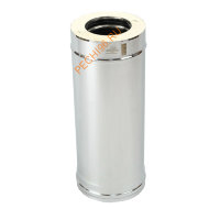 Сэндвич-труба ТиС Феррит L=500 мм, нержавейка AISI 430-1 мм/430, D115/200 мм