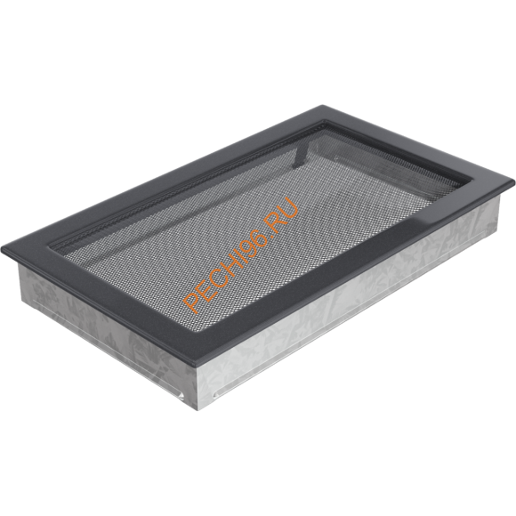 Вентиляционная решетка Kratki 22/37G 220х370 мм графит