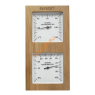 Термогигрометр EVEREST вертикаль White, кедр (TG-03)