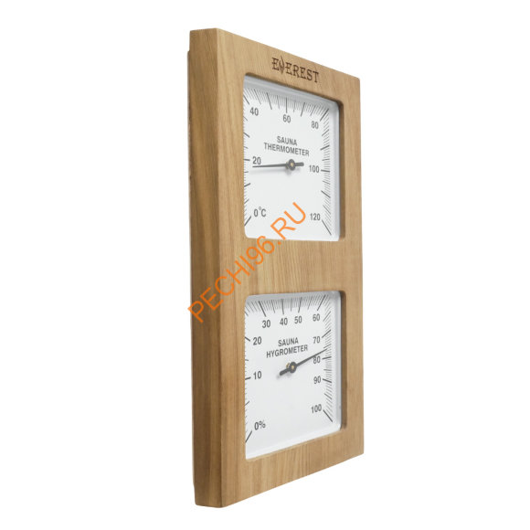 Термогигрометр EVEREST вертикаль White, кедр (TG-03)