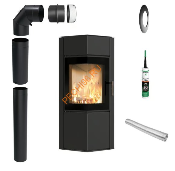 Печь-камин Kratki ODYN M