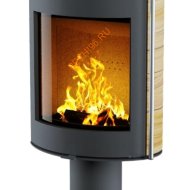 Печь-камин АСТОВ OVAL 600 Песчаник