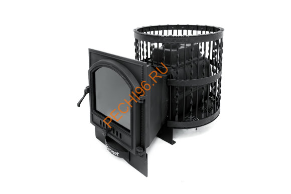 Печь банная Кеннет Бастион 22 Сетка Ковка Панорама 505