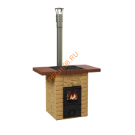 Печь под казан Князь песочная