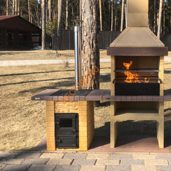 Печь под казан Князь песочная