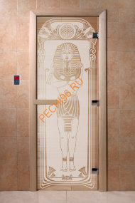 Дверь стеклянная DoorWood «Египет сатин», 2100х700 мм Дверь стеклянная DoorWood «Египет сатин», 2100х700 мм