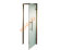 Дверь стеклянная Grandis GS 7х20-М-S-BR коробка алюминий Brasch, ручка Абаш